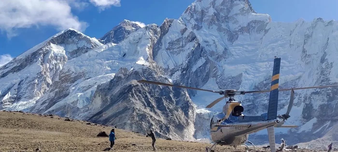 Helicopter Return vs. Round-Trip Trekking