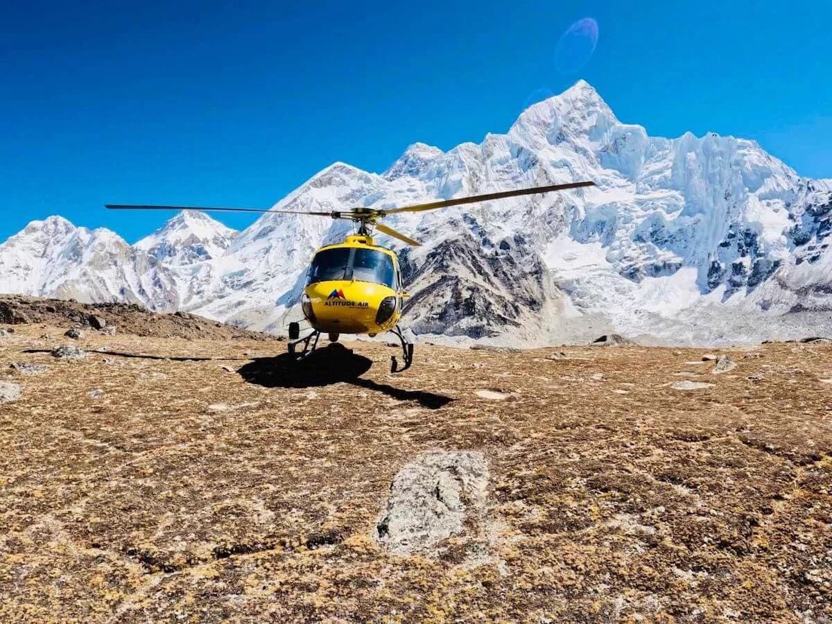 Kalapather Landing Everest Base Camp Helicopter Tour