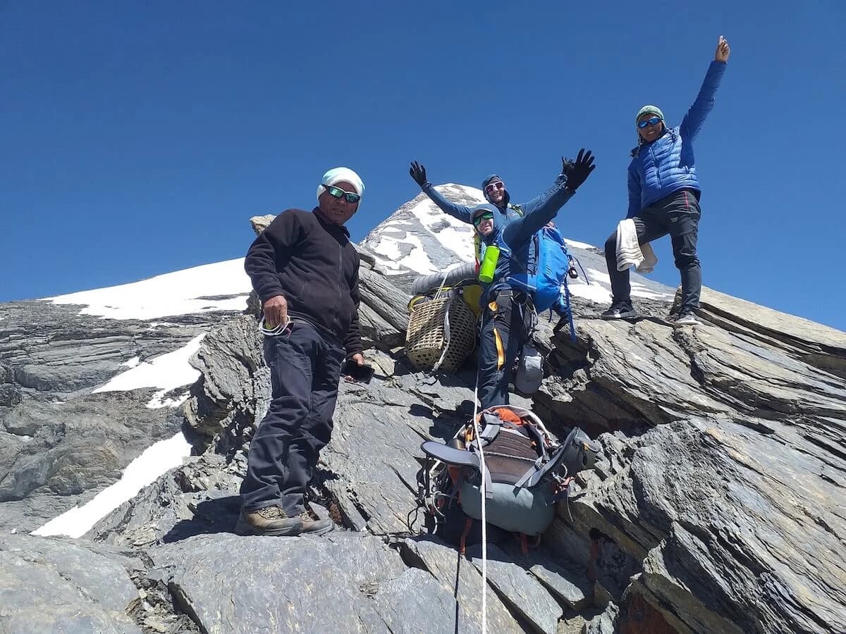 Summit of Pising Peak