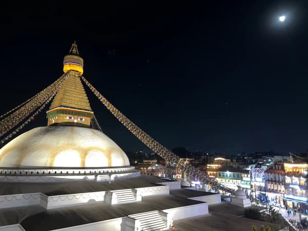 Evering View At Bauddhanath