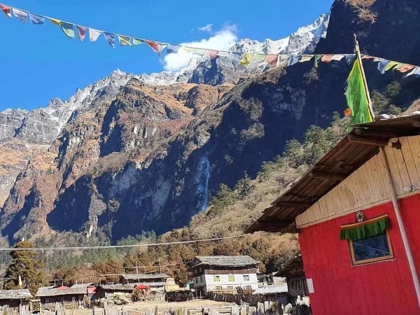 Sherpa Village At Kanchenjunga