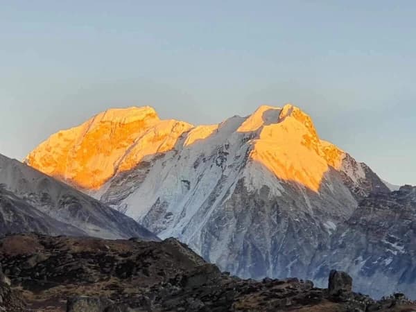 Sun Set At Kanchenjunga