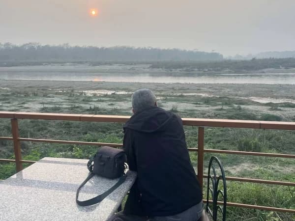 Sunrise View With River