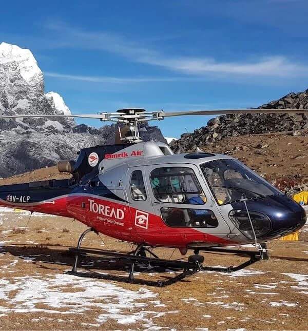 Helicopter Landing Tour