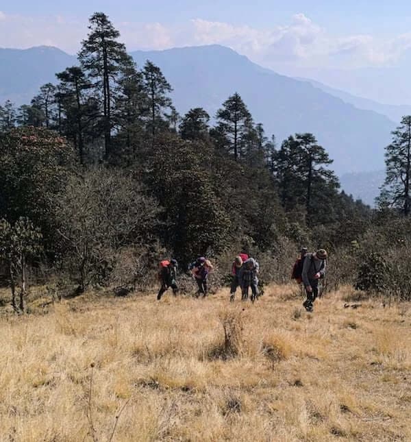 Trekking to Pikey Peak